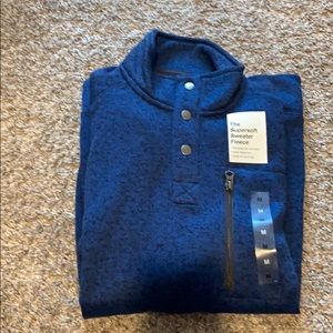 Blue Fleece Sweater
